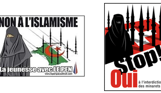 L’affiche du Front National et L’affiche de la campagne suisse
