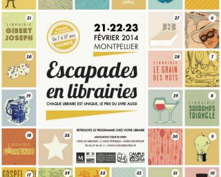 Escapades en librairies 2014 Montpellier
