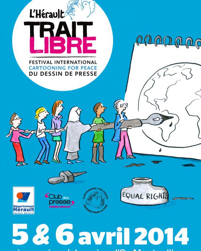 Festival Hérault Trait Libre Dessin de presse 2014 - Pierresvives - Domaine d'O - Plantu