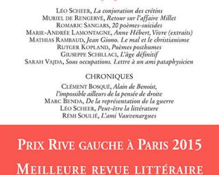 La revue litt&eacute;raire