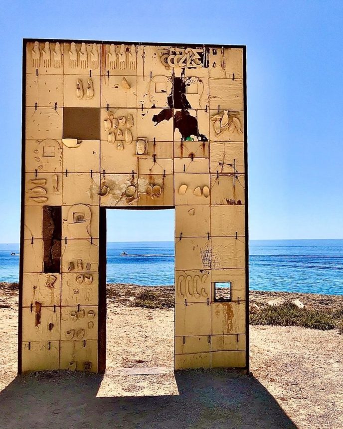 La "porte de l'Europe" à Lampedusa (© Mattia Moretti)